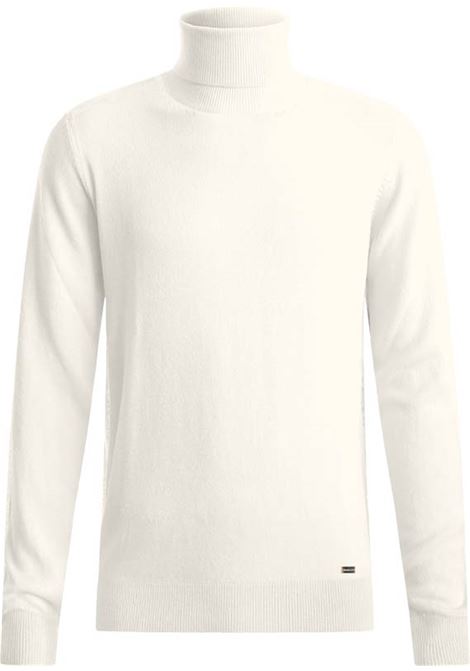 Dolcevita bianco latte in maglia finezza 12 MARK-UP | Dolcevita | MK20015LATTE