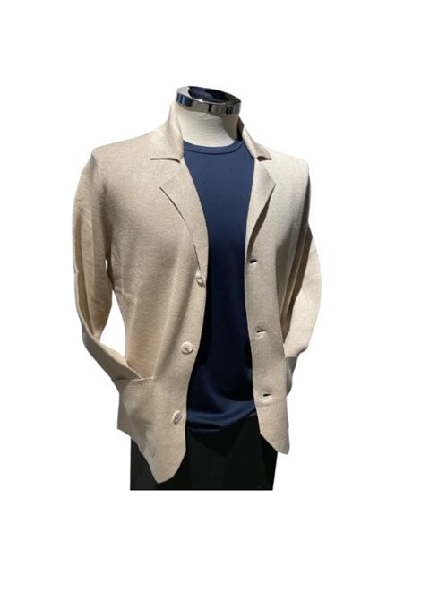 Blazer / cardigan da uomo beige in viscosa punto stoffa Markup MARK-UP | Cardigan | MK9900038BEIGE