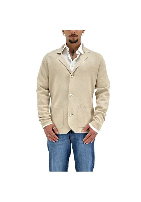 Blazer / cardigan da uomo beige in viscosa punto stoffa Markup MARK-UP | Cardigan | MK9900038BEIGE