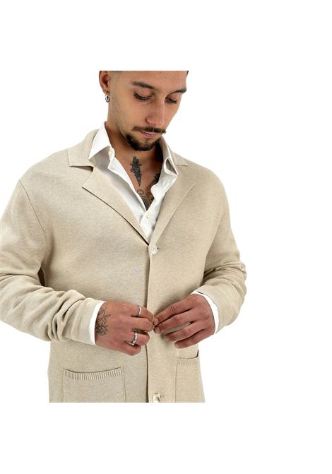 Blazer / cardigan da uomo beige in viscosa punto stoffa Markup MARK-UP | Cardigan | MK9900038BEIGE