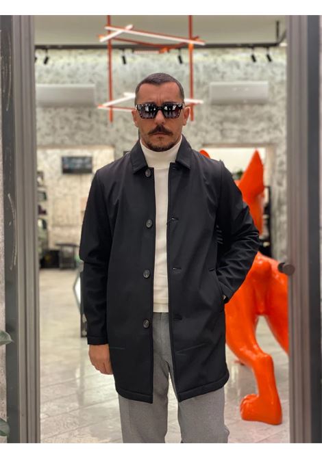 trench uomo nero in softshell con interno in pile MARK-UP | Giubbino | MK9940063NERO