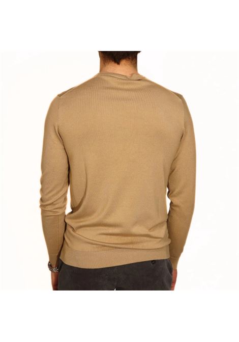 Maglia Girocollo Beige in Misto Viscosa con Vestibilità Regular MARKUP | Maglia | MK20010BEIGE