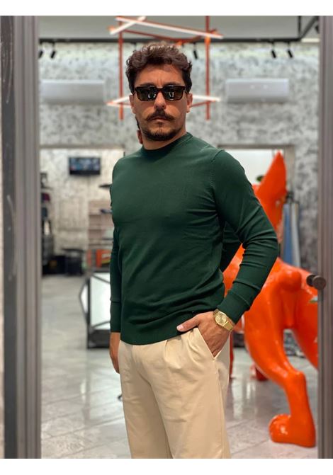 Maglioncino da uomo verde bosco MARKUP | Maglia | MK20010VERDE BOSCO