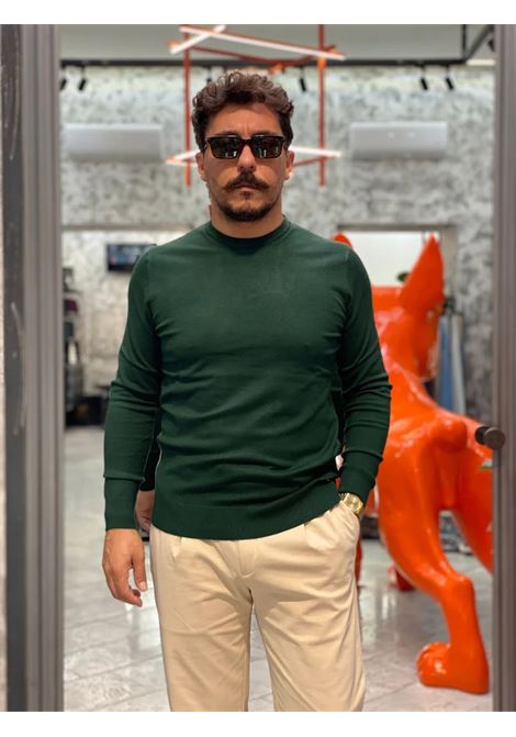 Maglioncino da uomo verde bosco MARKUP | Maglia | MK20010VERDE BOSCO
