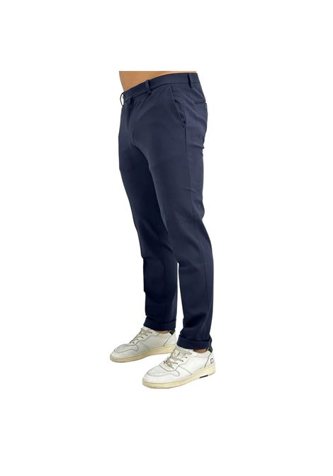 Pantalone Sartoriale blu Punto Milano con Tasche America MORO | Pantalone | MIP2620BLU