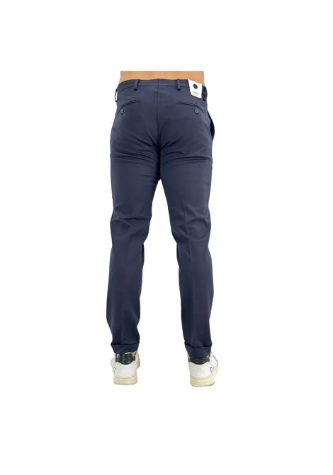 Pantalone Sartoriale blu Punto Milano con Tasche America MORO | Pantalone | MIP2620BLU