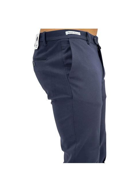 Pantalone Sartoriale blu Punto Milano con Tasche America MORO | Pantalone | MIP2620BLU
