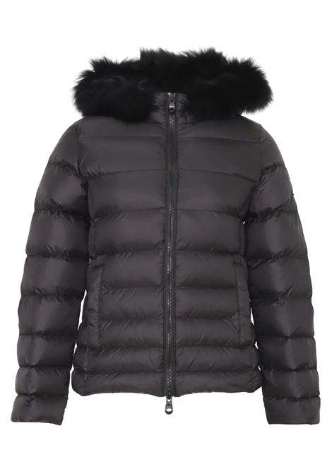 Giubbotto Nero da Bambina in Nylon con Pelliccia Refrigiwear REFRIGIWEAR | Giubbino | RG1419W25003