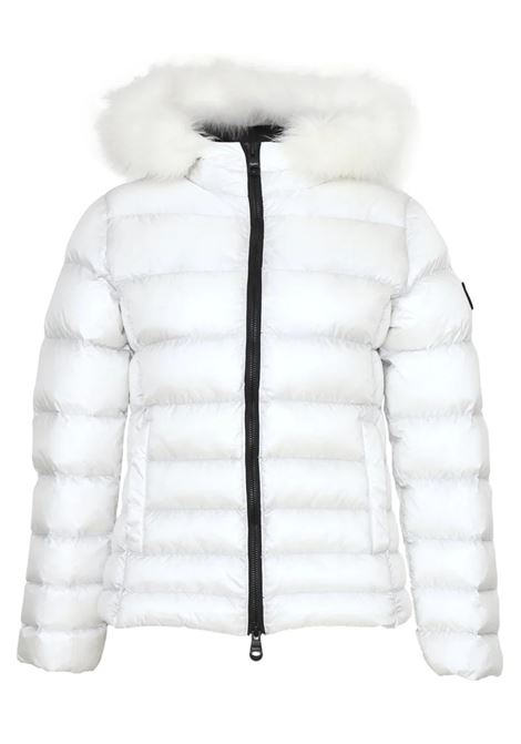 Giubbotto bianco da Bambina in Nylon con Pelliccia Refrigiwear REFRIGIWEAR | Giubbino | RG1419W25013