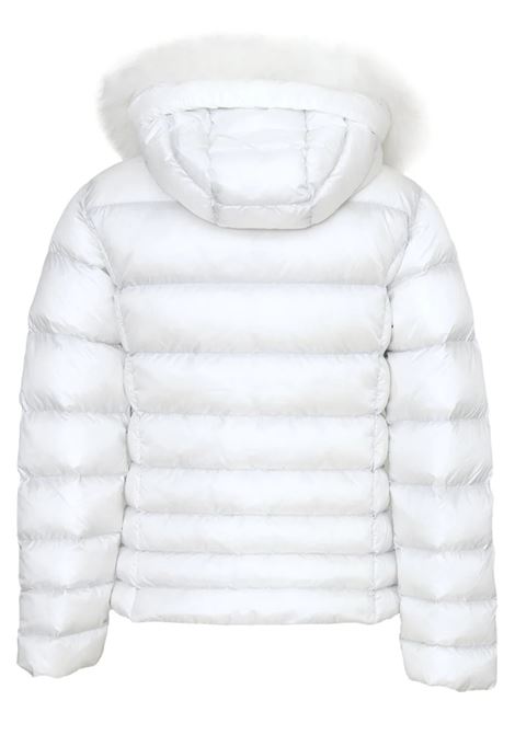Giubbotto bianco da Bambina in Nylon con Pelliccia Refrigiwear REFRIGIWEAR | Giubbino | RG1419W25013
