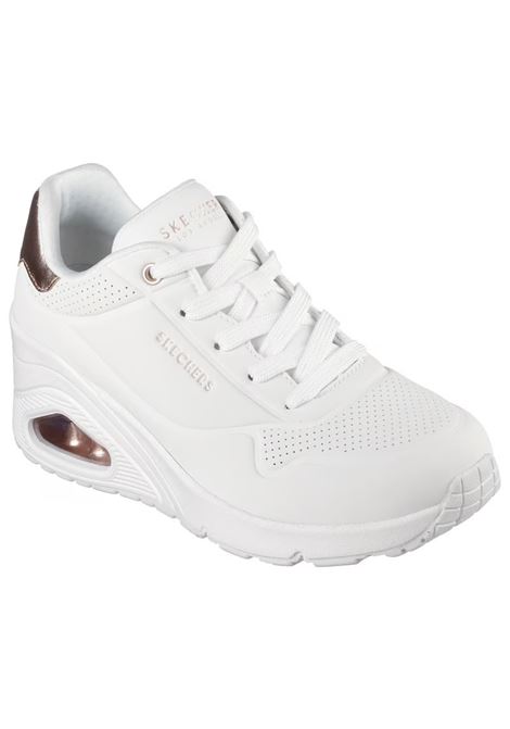 Sneakers Uno Wedge - HI Steps bianche SKECHERS | Scarpa | 177520WHT