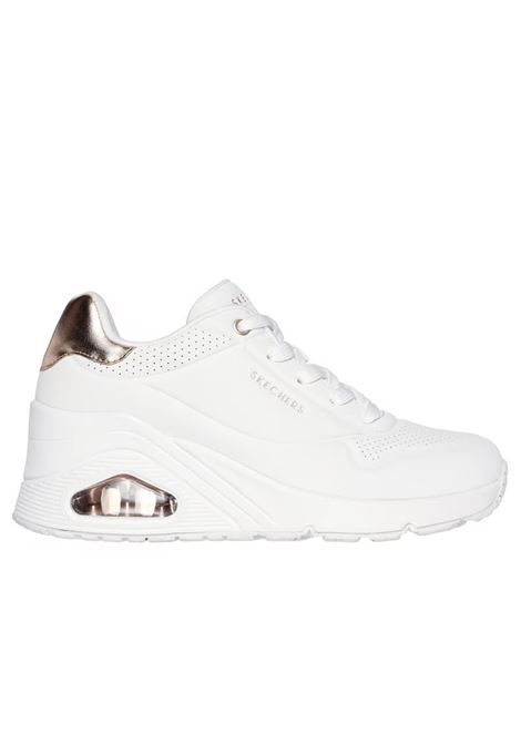 Sneakers Uno Wedge - HI Steps bianche SKECHERS | Scarpa | 177520WHT