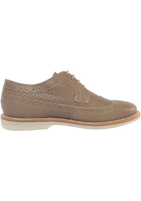 Francesina Uomo in Pelle Pietra con Lavorazione Intrecciata IGI&CO | Scarpa | 5674100PIETRA