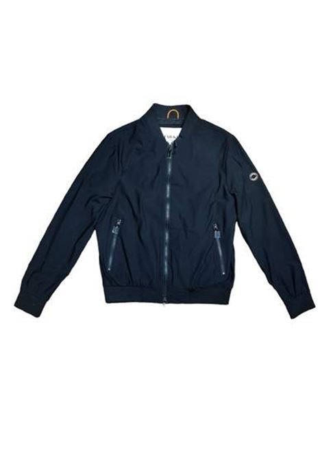 Giubbotto bomber blu in tessuto softshell MARK-UP | Giubbino | MK494016BLU
