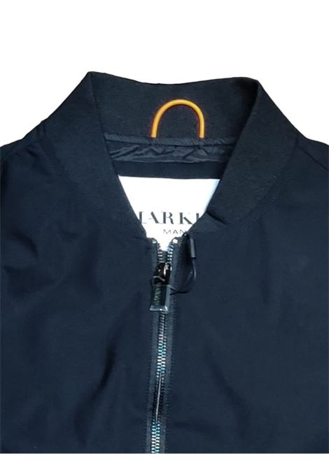 Giubbotto bomber blu in tessuto softshell MARK-UP | Giubbino | MK494016BLU