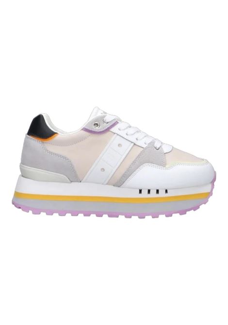 Sneakers Donna Epps01 Multicolore in Pelle e Camoscio BLAUER | Scarpa | EPPS01/LEAFAN/PEA