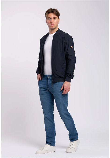 Giubbino Leggero Blu Uomo in Tessuto Tecnico MARK-UP | Giubbino | MK694016BLU