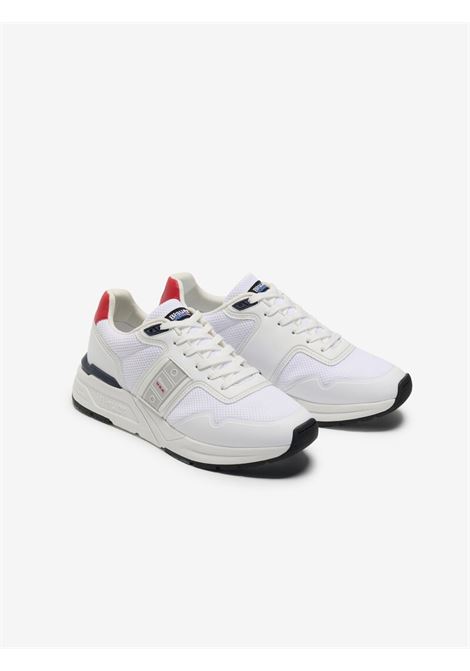 Sneaker RAY05/KNI bianco multicolor con Fascetta Laterale BLAUER | Scarpa | RAY05/KNIWHI