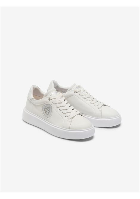 Sneaker VENUS01/LEA Bianca in Pelle Morbida con Suola Leggera BLAUER | Scarpa | VENUS01/LEAWHI