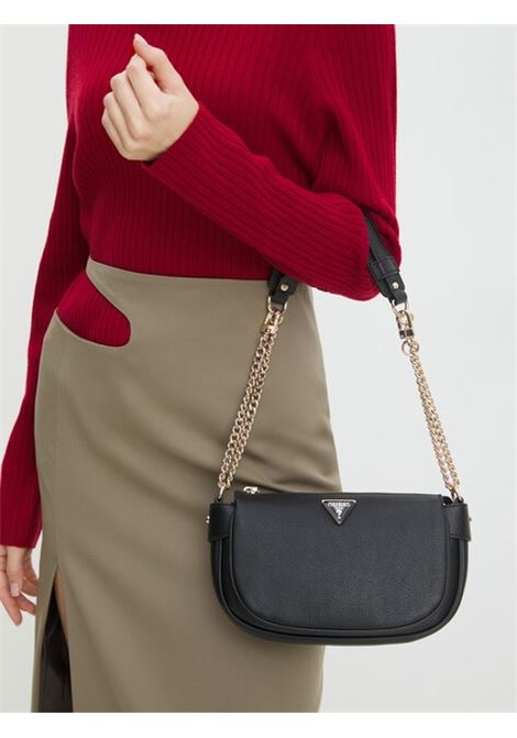 Mini tracolla Guess Fedora Nera in Similpelle con Catena GUESS | Borsa | HWBG9519170BLA
