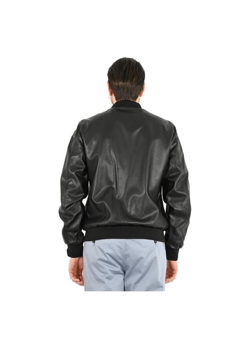 Giacca nera in pelle sintetica con zip frontale Markup MARK-UP | Giubbino | MK14005NERO