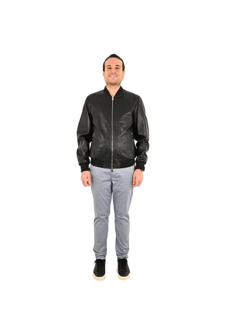 Giacca nera in pelle sintetica con zip frontale Markup MARK-UP | Giubbino | MK14005NERO