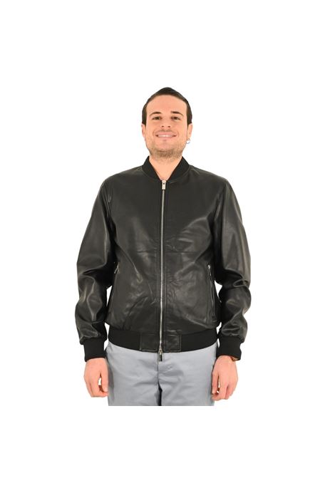 Giacca nera in pelle sintetica con zip frontale Markup MARK-UP | Giubbino | MK14005NERO