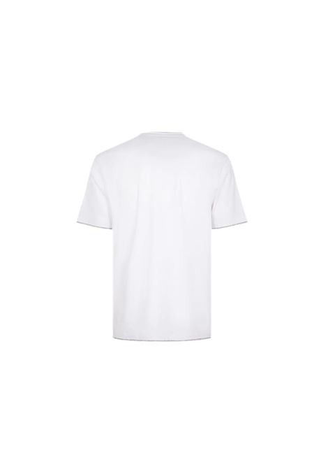 T.shirt a mezze maniche bianco con bordini a contrasto grigio MARK-UP | T-shirt | MK891014BIANCO