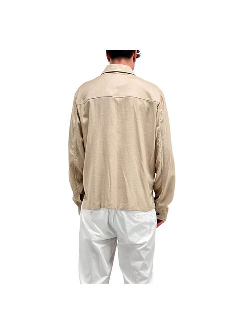 Overshirt Beige da uomo con colletto e tasche MARK-UP | Giacca | MK896185CORDA