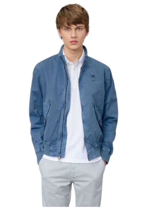 Giubbino Blauer uomo BLUC04139-007449888 Badger Dyed Blu Indigo BLAUER | Giubbino | BLUC04139-007449888