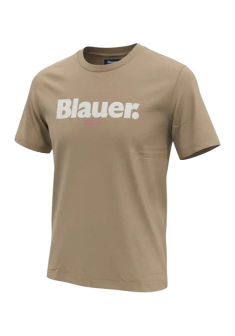 T-shirt Blauer uomo BLUH02299-007439340 Ernst Nocciola BLAUER | T-shirt | BLUH02299-007439340