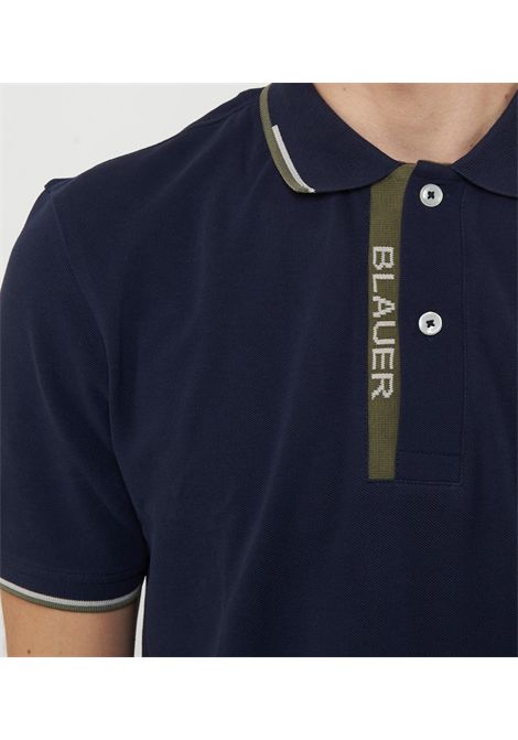 Polo BLAUER uomo BLUT02295 006801 888 blu BLAUER | Polo | BLUT02295-006801888