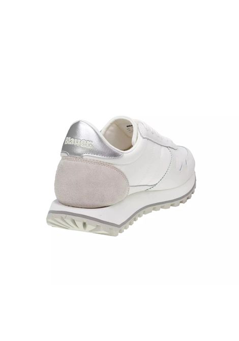 Sneakers Blauer donna millen 03 MILLEN03NYMWHISIL Bianco Grigio BLAUER | Sneakers | MILLEN03NYMWHISIL