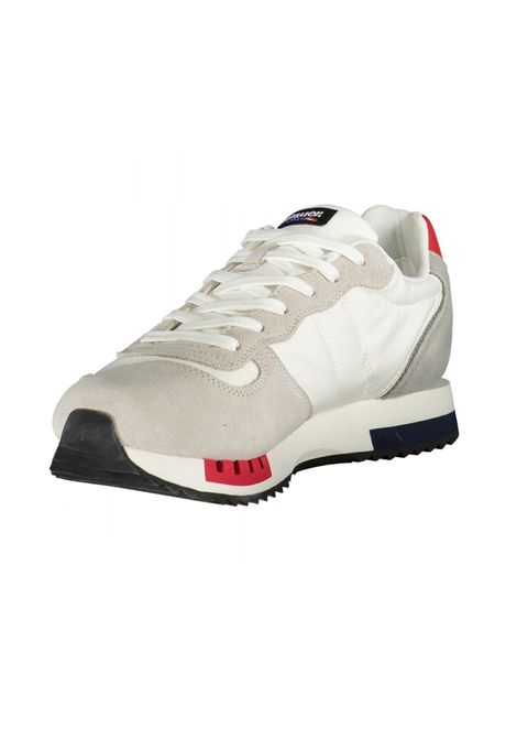 Sneakers Blauer uomo queens 01 QUEENS01MESWHIREDNVY bianco rosso blu BLAUER | Sneakers | QUEENS01MESWHIREDNVY