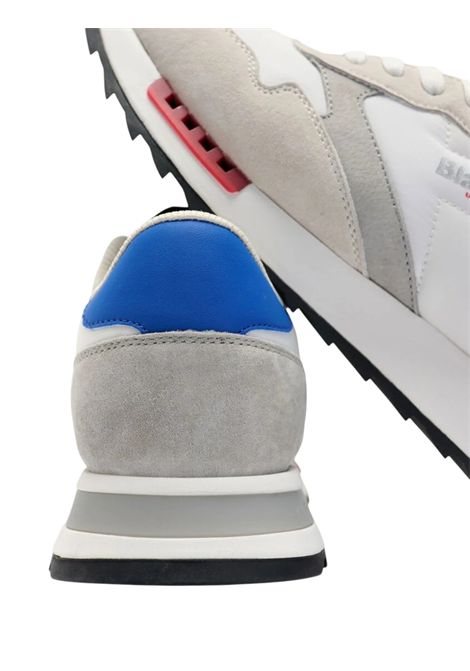 Sneakers Blauer uomo RYDER 01 NYSCREGRY Crema Grigio BLAUER | Sneakers | RYDER01NYSCREGRY