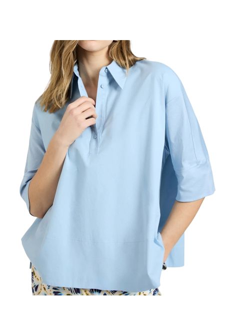 Blusa Elena Mirò donna 2009Z000058N 004 Azzurro ELENA MIRO | Blusa | 2009Z000058N004