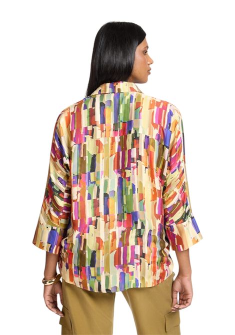 polo twill stampato donna ELENA MIRO | Camicia | 2043Z300048N001