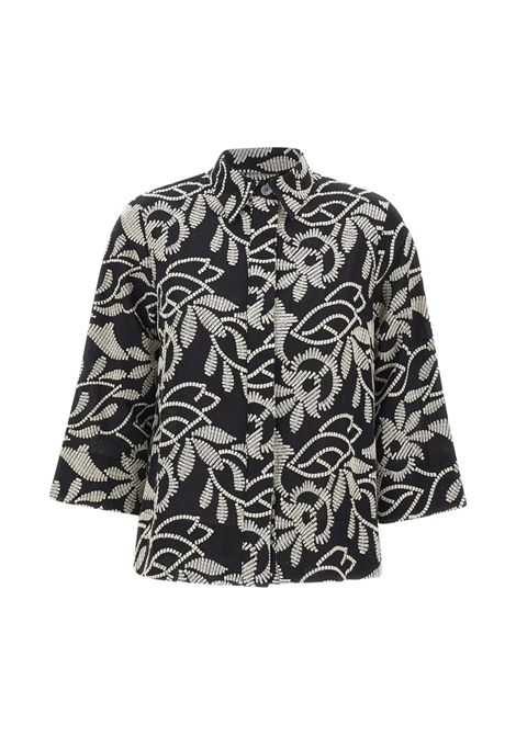 Giacca Elena Mirò donna 5012P000321N 001 Performance Ricamo Nero Bianco ELENA MIRO | Giacca | 5012P000321N001