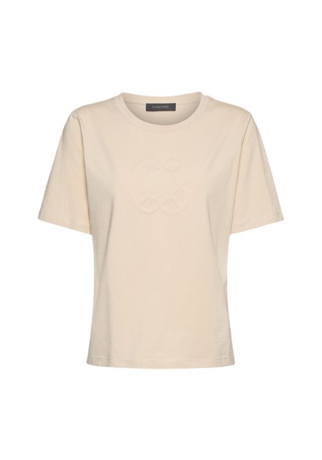 T-shirt Elena Mirò donna G071Z000590N 002 Online Selection Beige ELENA MIRO | T-shirt | G071Z000590N002