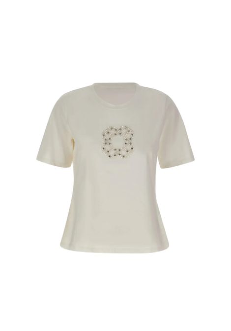 T-shirt ELENA MIRO donna G071Z100627N Bianca ELENA MIRO | T-shirt | G071Z100627N011