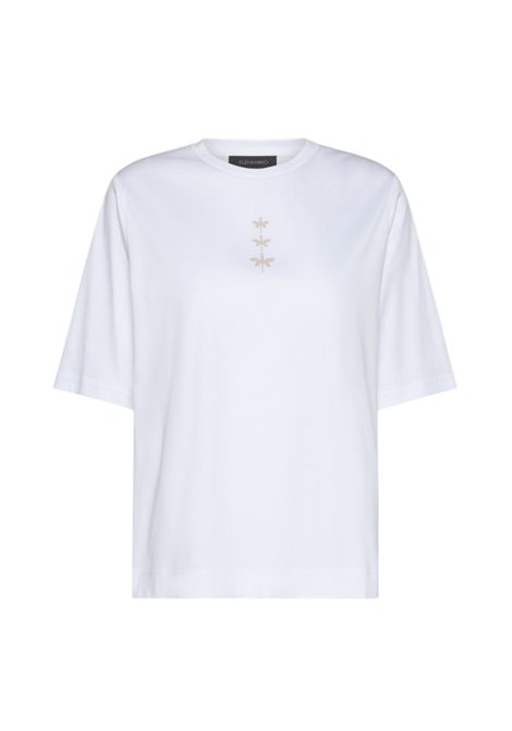T-shirt Elena Mirò donna G079Z000598N 001 Online Selection Bianco ELENA MIRO | T-shirt | G079Z000598N001