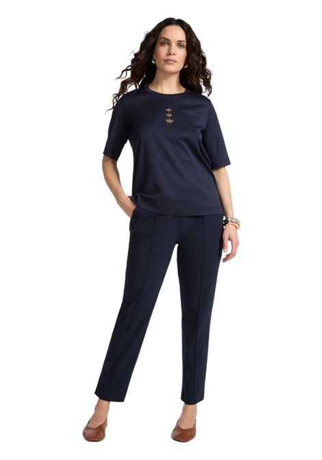 T-shirt Elena Mirò donna G079Z000598N 034 Online Selection Blu ELENA MIRO | T-shirt | G079Z000598N034