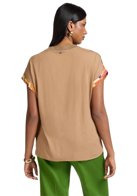 T-shirt Elena Mirò donna G084Z000603N 022 Online Selection Multicolor Oliva ELENA MIRO | T-shirt | G084Z000603N022