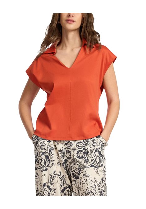 Polo ELENA MIRO donna G094Z000615N Paprika ELENA MIRO | Polo | G094Z000615N027