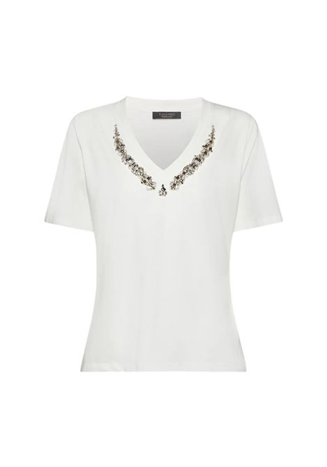 T-shirt Elena Mirò donna G339Z000547N 011 Performance Bianco ELENA MIRO | T-shirt | G339Z000547N011