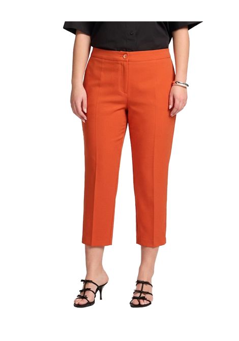 Pantalone ELENA MIRO donna P011P000499N Arancio ELENA MIRO | Pantalone | P011P000499N027
