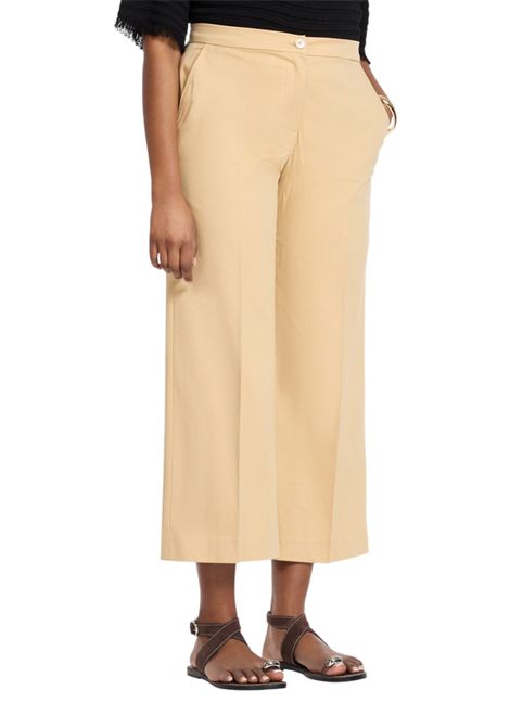Pantalone Elena Mirò donna P020P000470N 011 Performance Avorio Beige ELENA MIRO | Pantalone | P020P000470N011