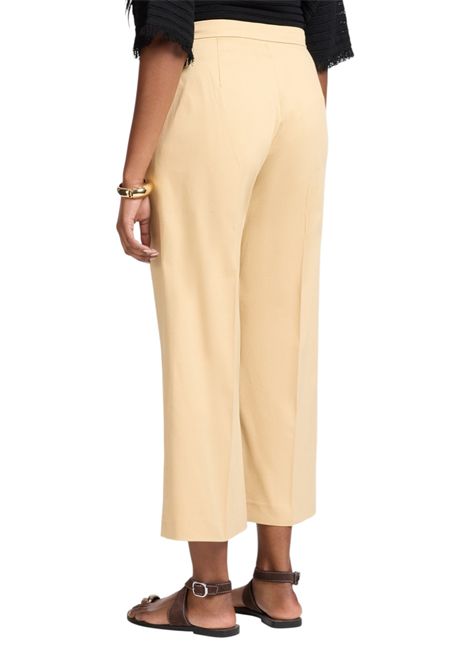 Pantalone Elena Mirò donna P020P000470N 011 Performance Avorio Beige ELENA MIRO | Pantalone | P020P000470N011