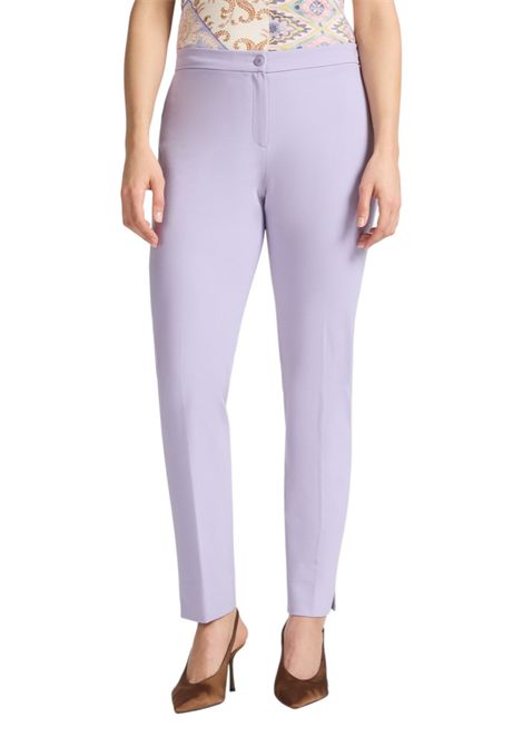 Pantalone Elena Mirò donna P062P400469N 009 Performance Lavanda  ELENA MIRO | Pantalone | P062P400469N009