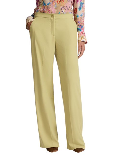 Pantalone Elena Mirò donna P188P100475N 0A5 Performance Verde chiaro  ELENA MIRO | Pantalone | P188P100475N0A5